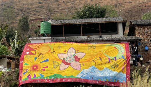 【ご報告２】「日光キッズゲルニカ2024」ネパールで描いて完成しました！